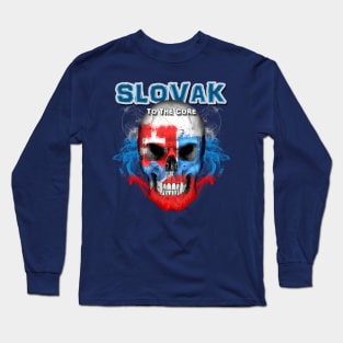 To The Core Collection: Slovakia Long Sleeve T-Shirt